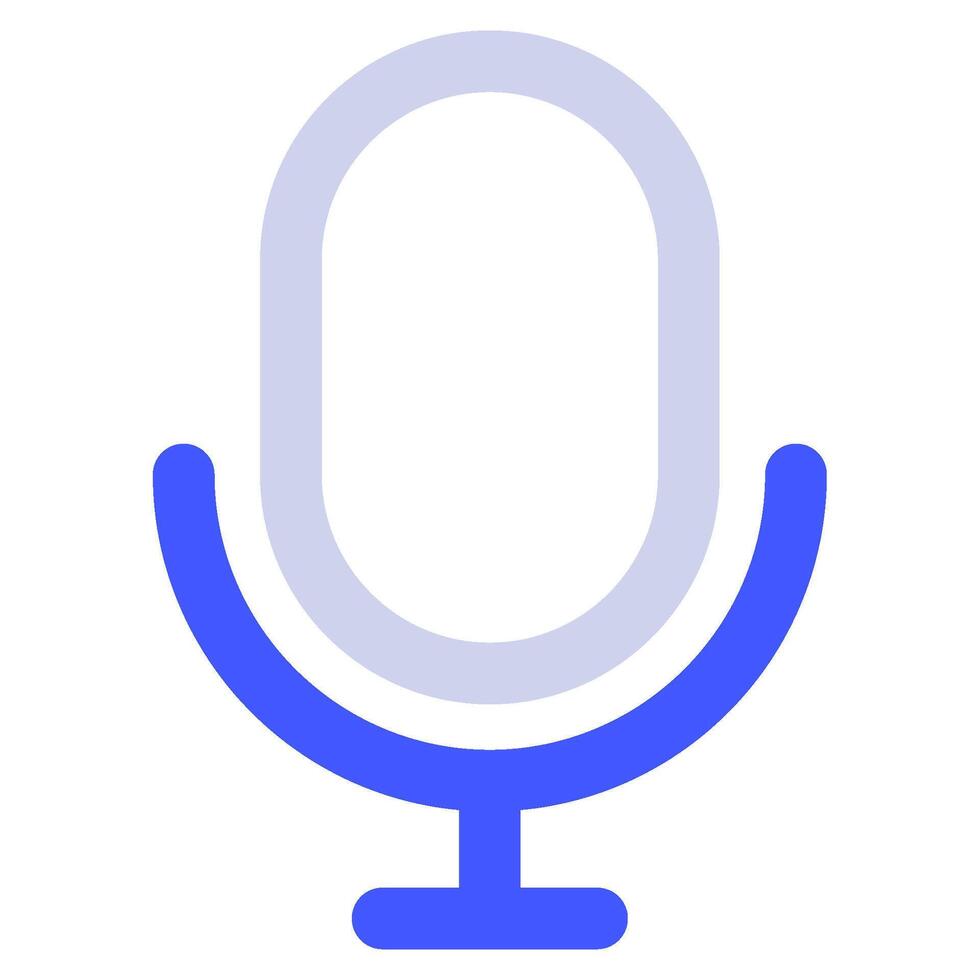 Microphone Icon for web, app, uiux, infographic, etc vector