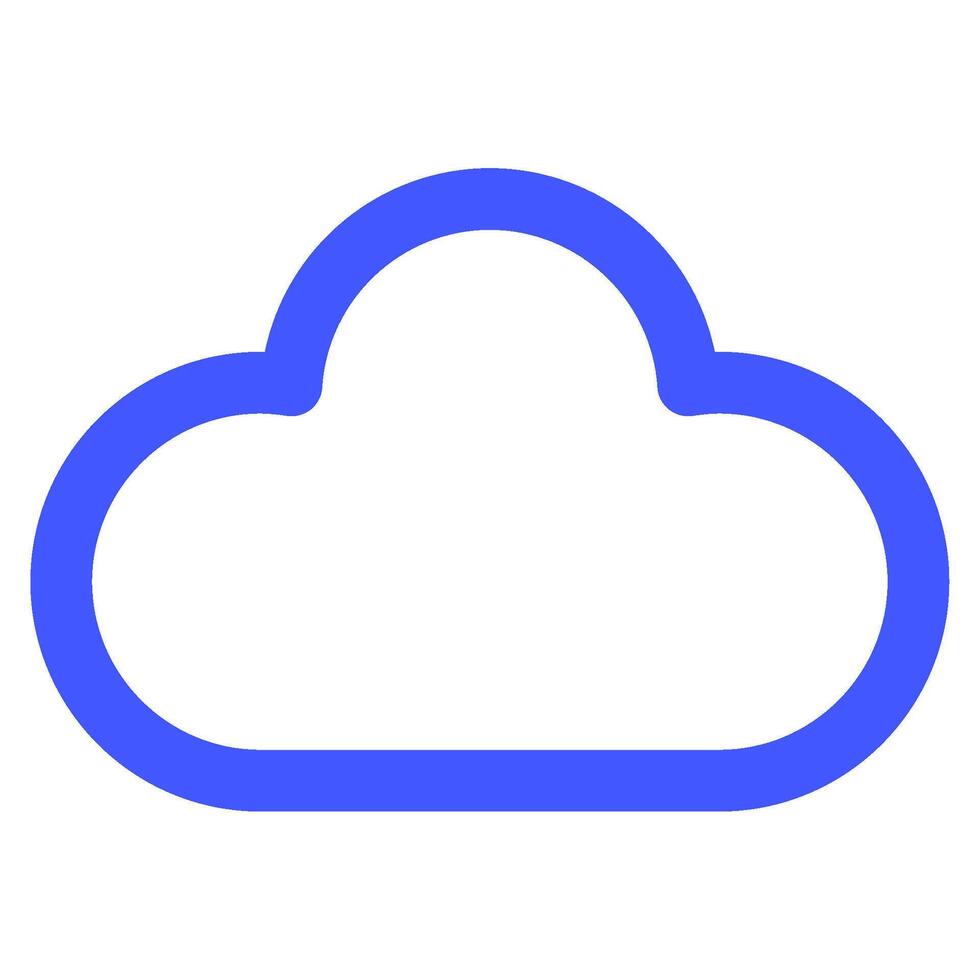 Cloud Icon for web, app, uiux, infographic, etc vector