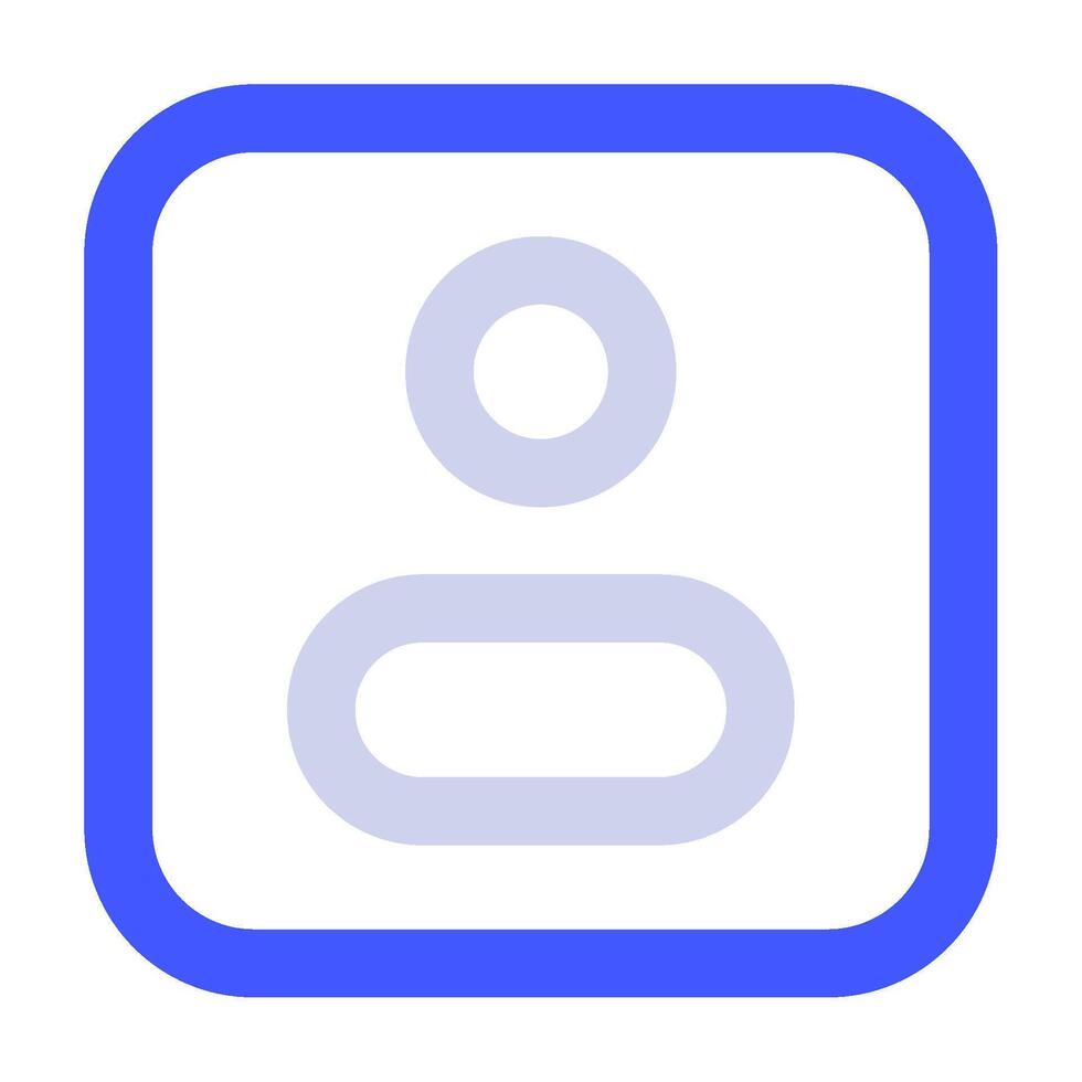 Profile Icon for web, app, uiux, infographic, etc vector