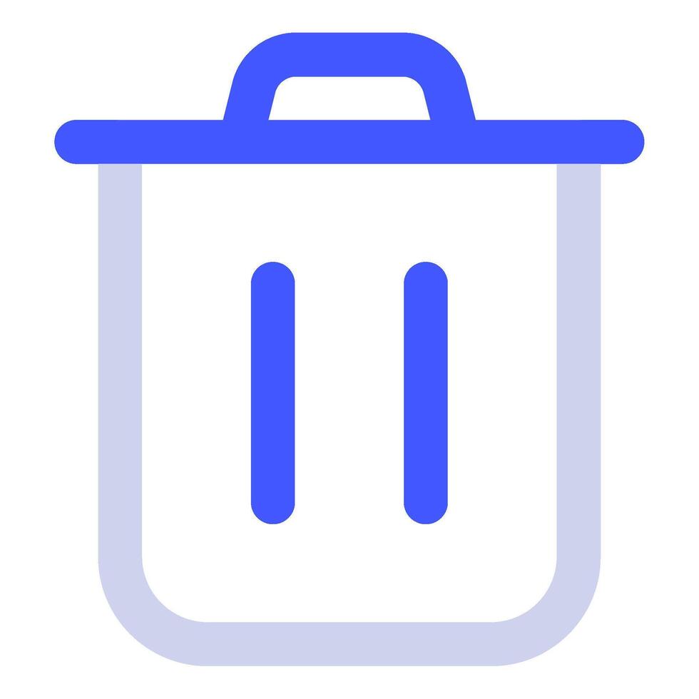 Trash Icon for web, app, uiux, infographic, etc vector