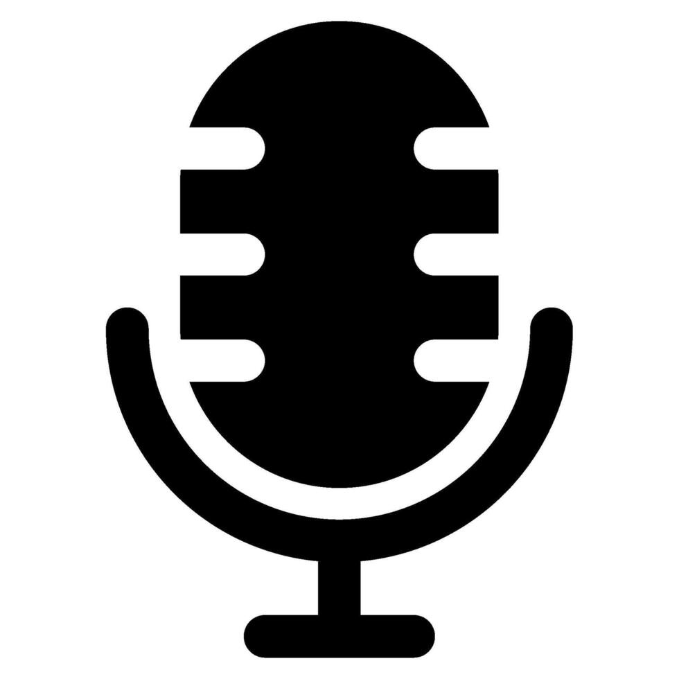 Podcast Icon for web, app, uiux, infographic, etc vector