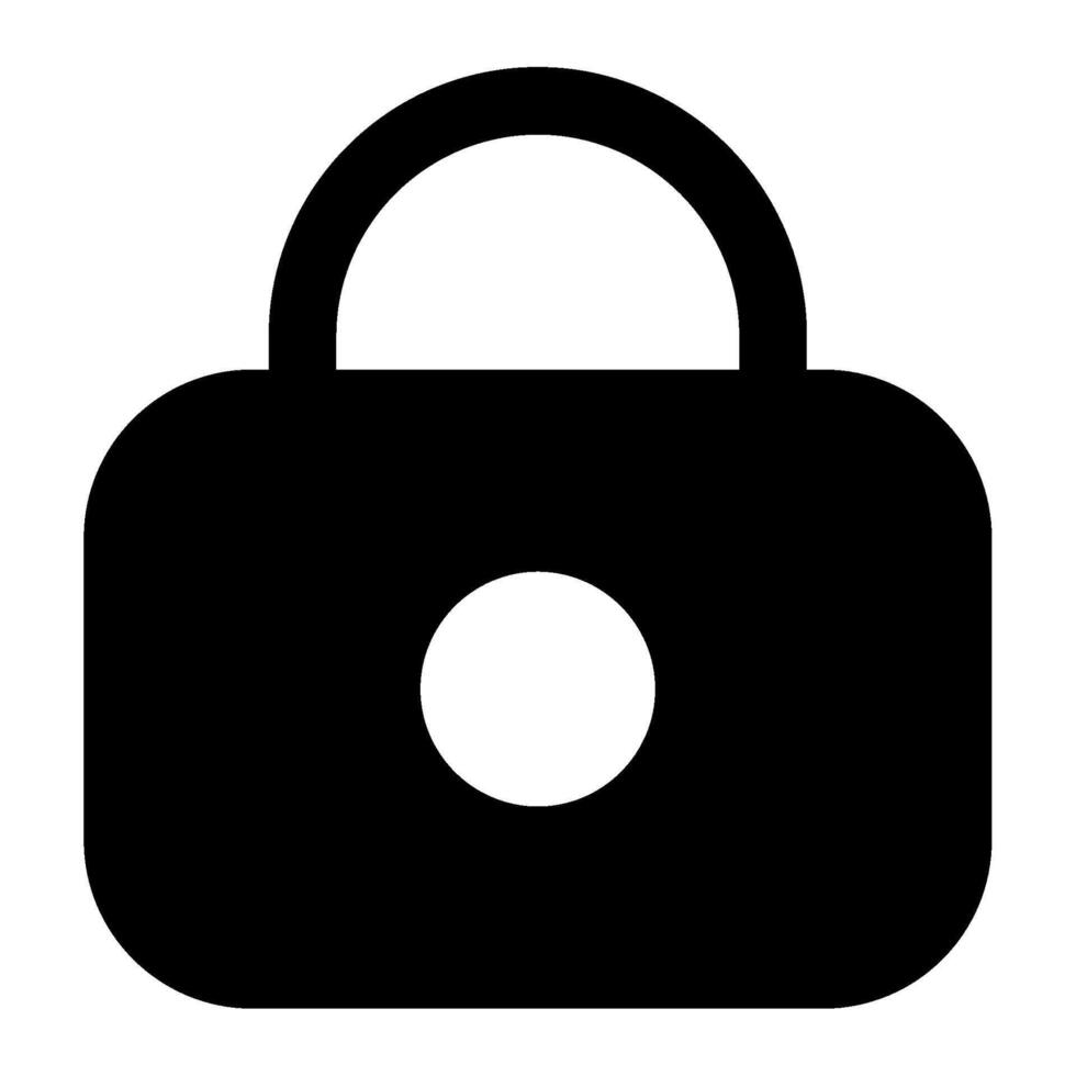 Lock Icon for web, app, uiux, infographic, etc vector