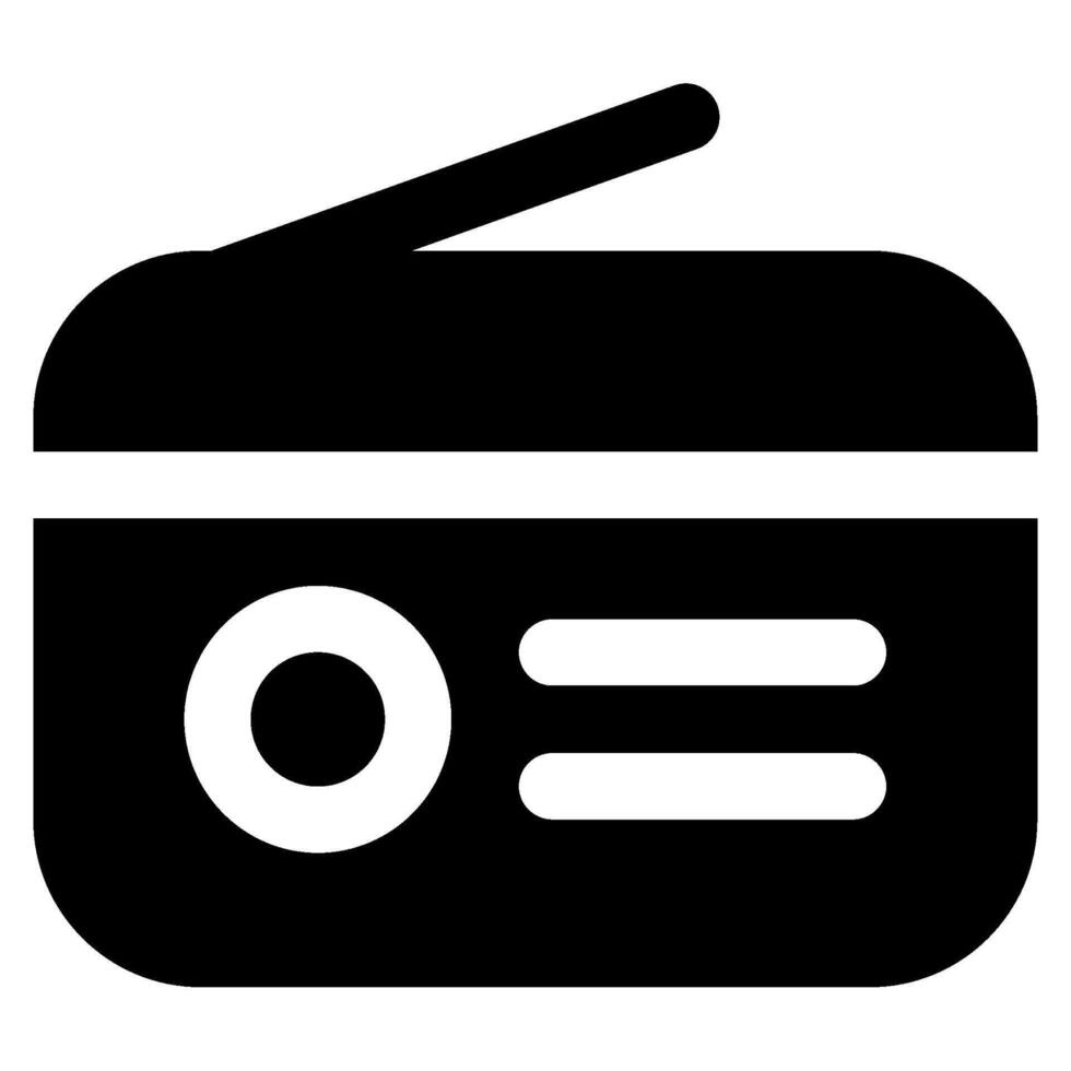 Radio Icon for web, app, uiux, infographic, etc vector