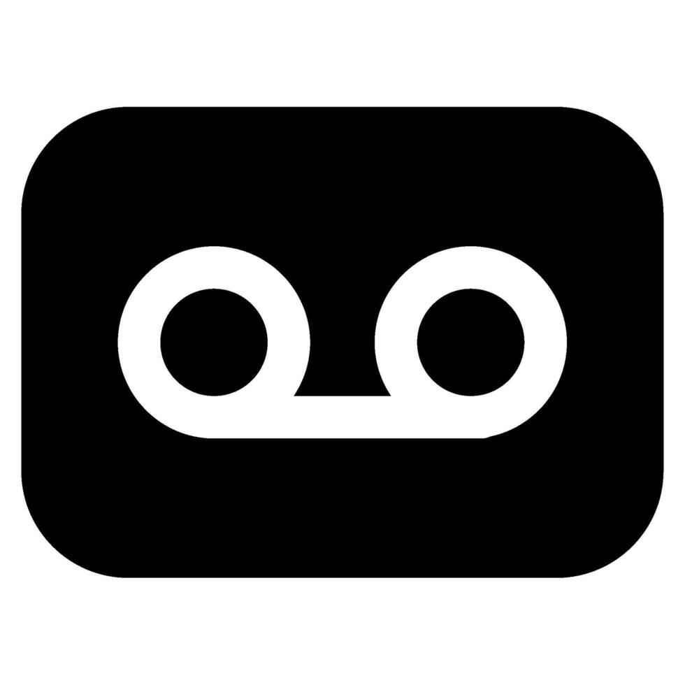 Voicemail Icon for web, app, uiux, infographic, etc vector