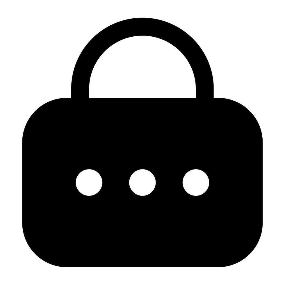 Password Icon for web, app, uiux, infographic, etc vector