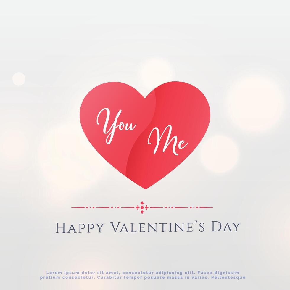 creative heart design for valentine's day vector