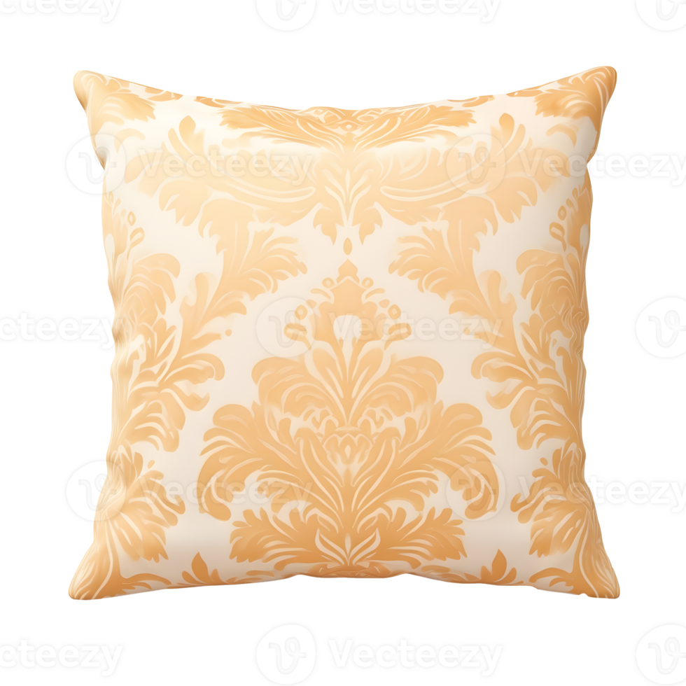 AI generated Photo of pillow with pattern on it and without background png