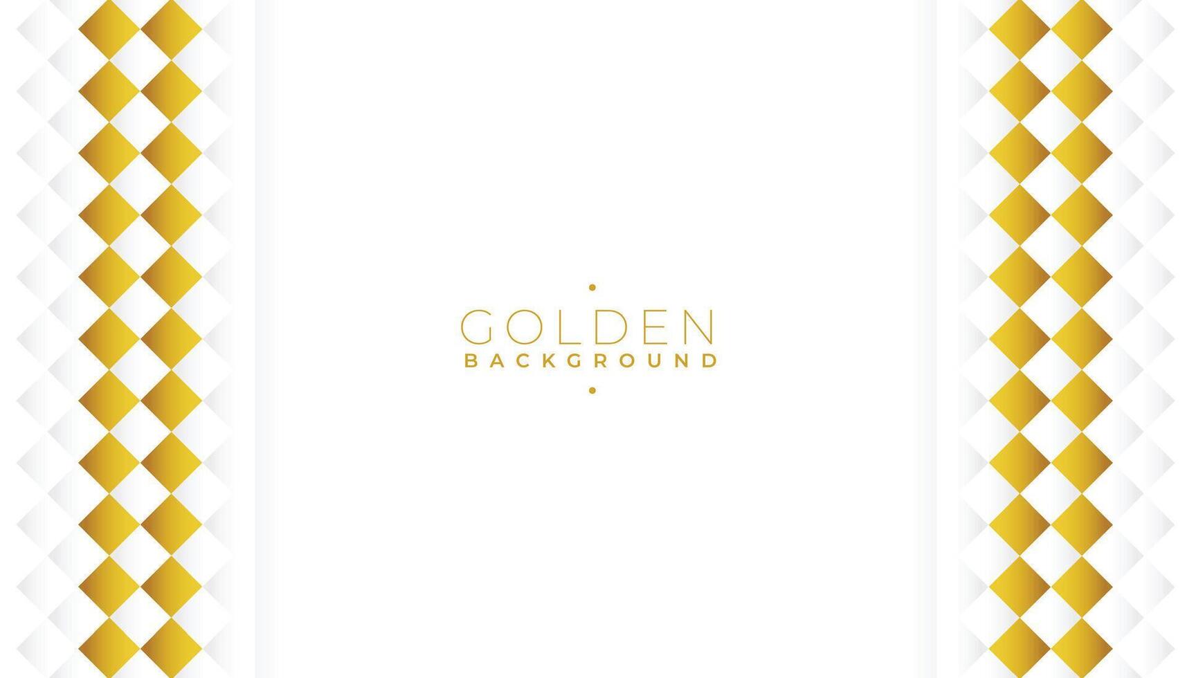 white and golden abstract banner luxurious backdrop vector