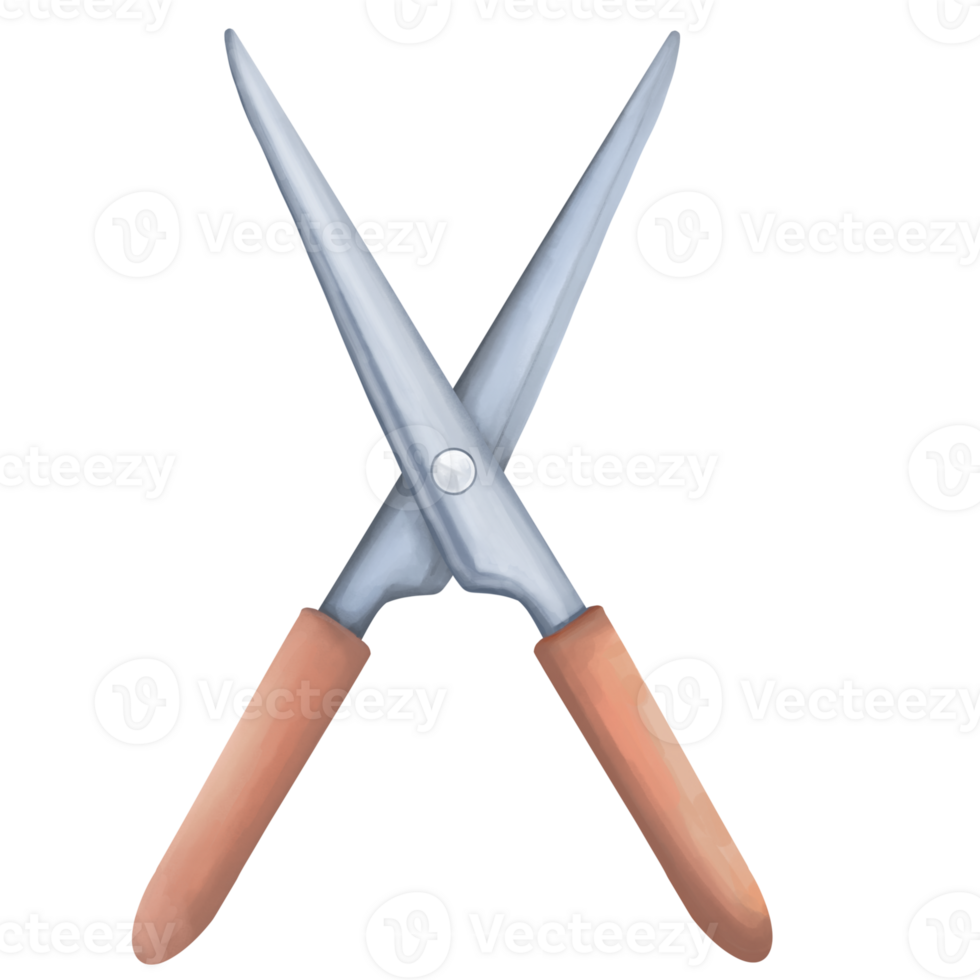 scissors icon on transparent background png