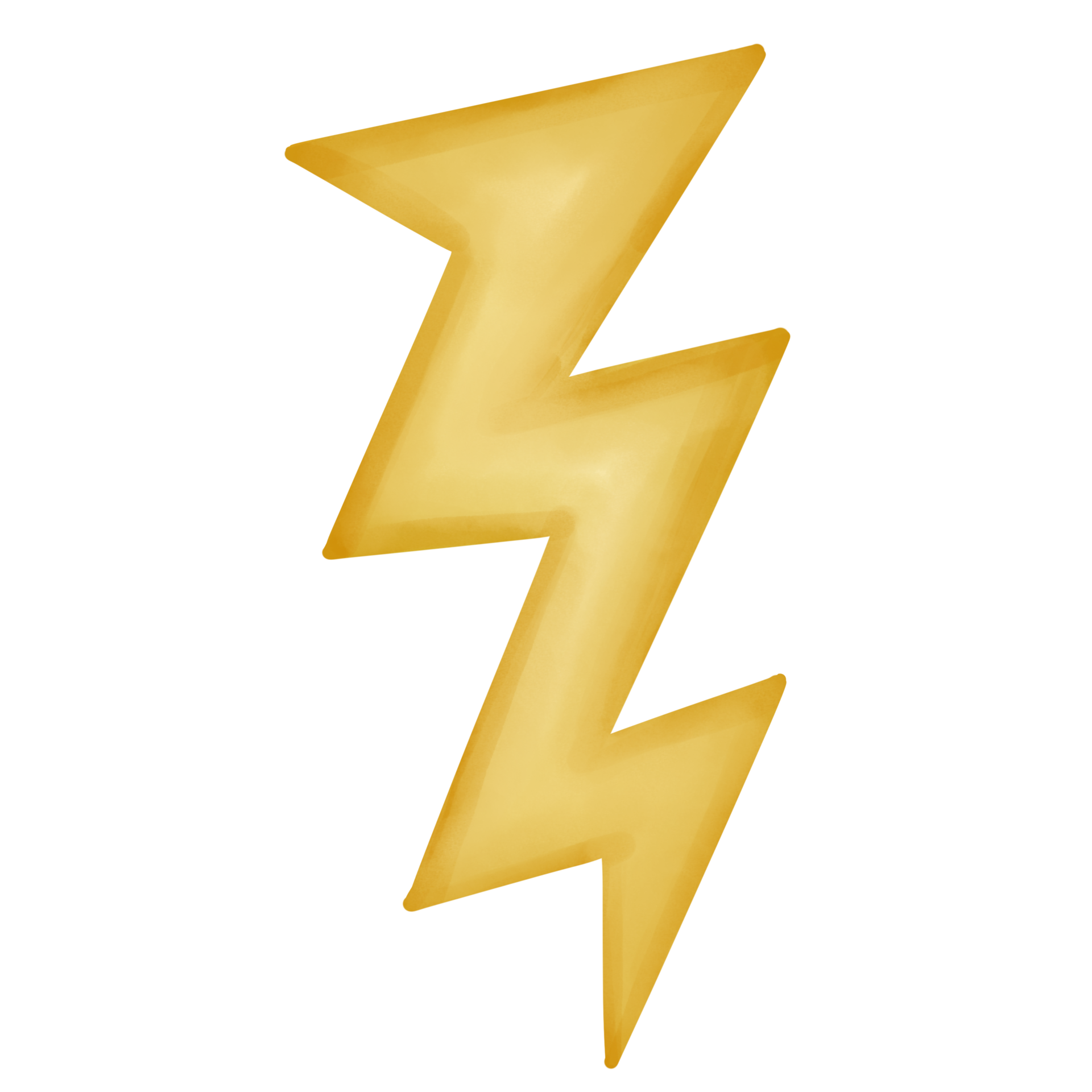 Lightning bolt icon on a transparent background 37753055 PNG
