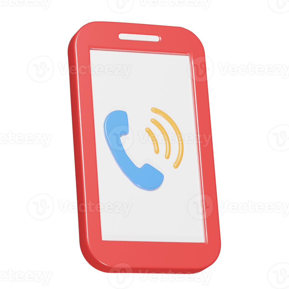 Phone mockup 3d render illustration png