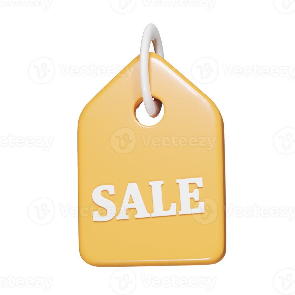 Sale icon 3d render illustration png