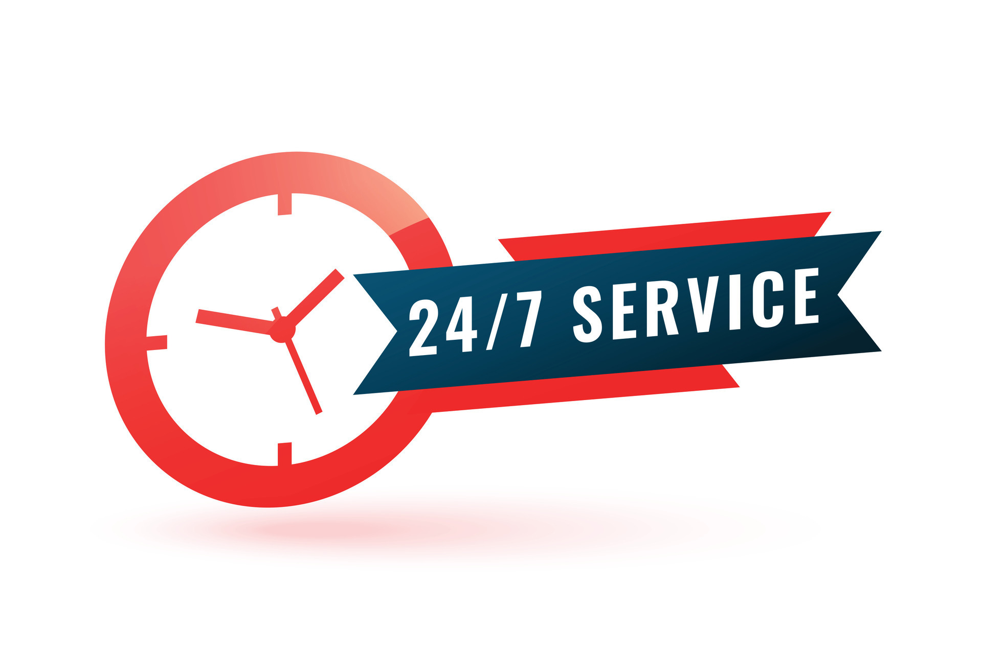 24 Часа. 24 Hours service. Круглосуточно надпись вектор. Inscription Clock.