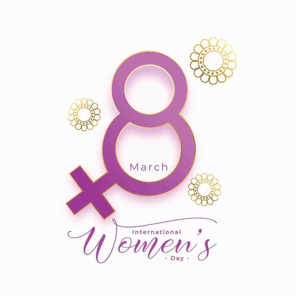 happy international womens day background for female success vector