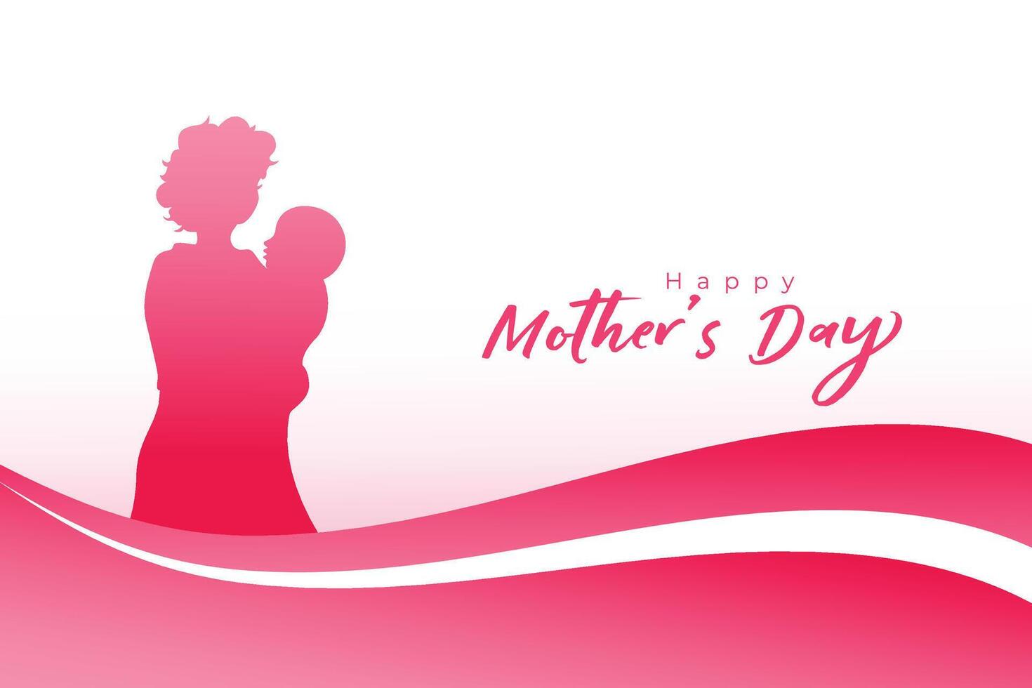 mummy and child relation background for mothers day celebration vector