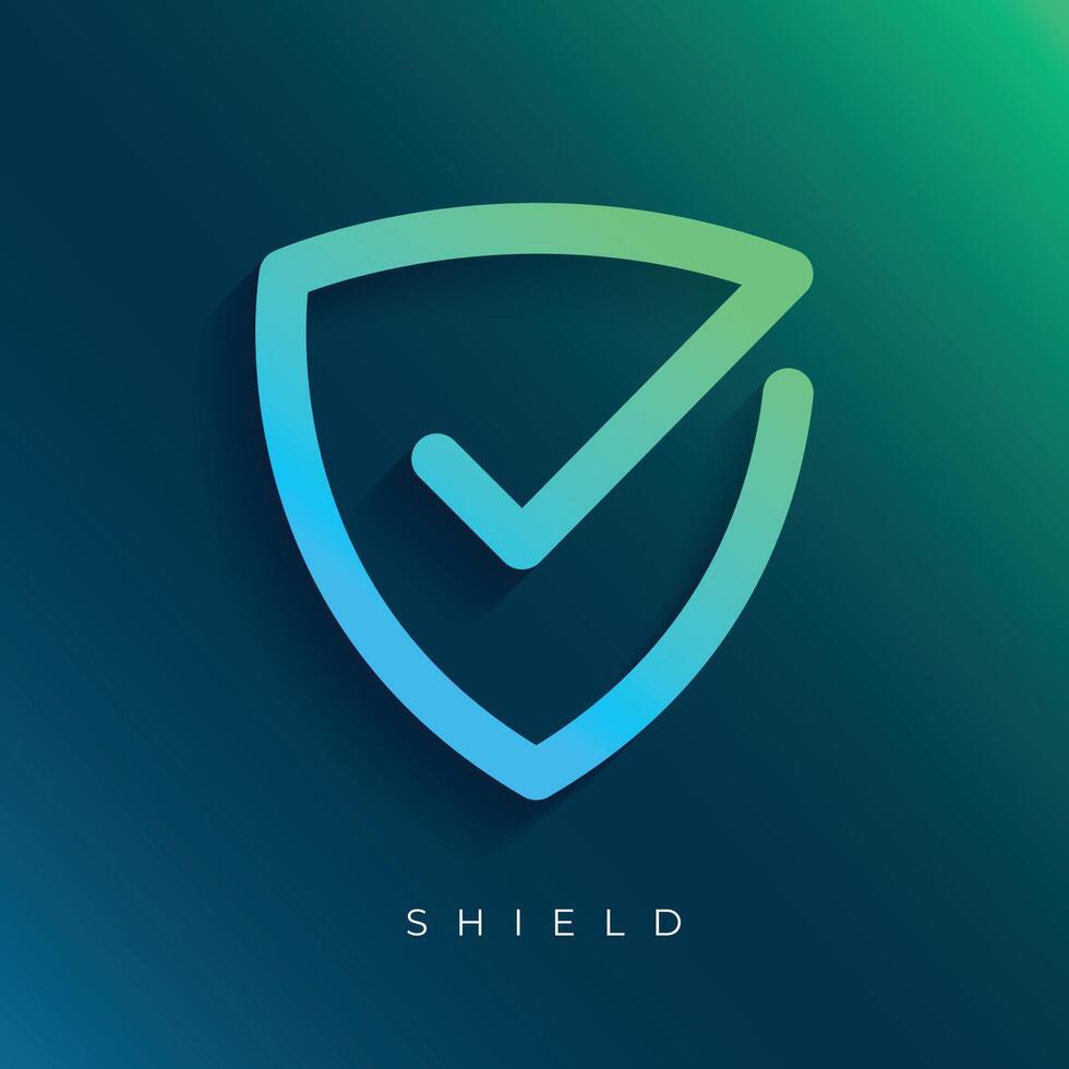 guard your online presence with our safety shield logo design vector