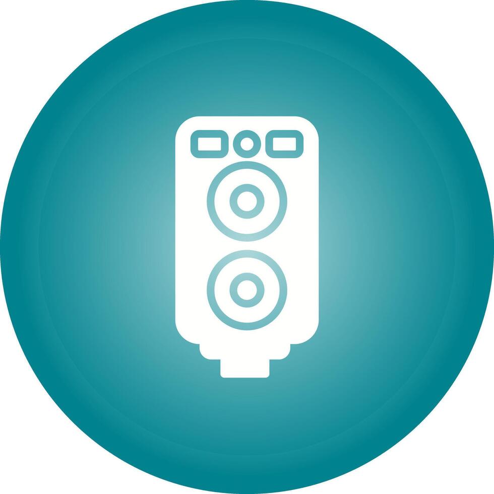 icono de vector de sistema de sonido