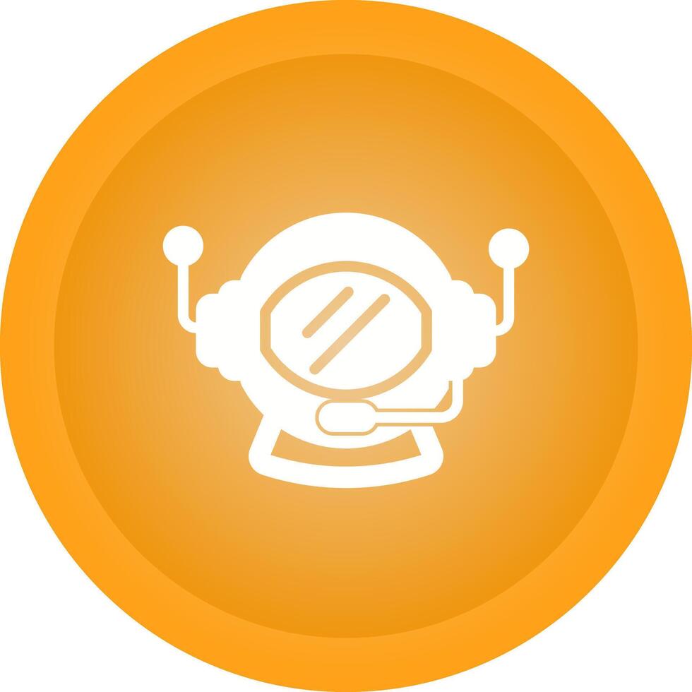 Astronaut Helmet Vector Icon