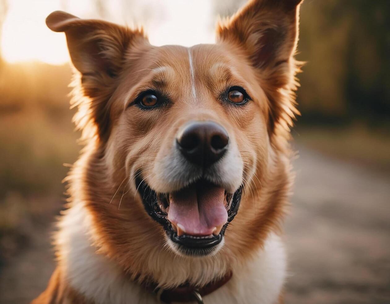 AI generated A cute Dog. generative ai photo
