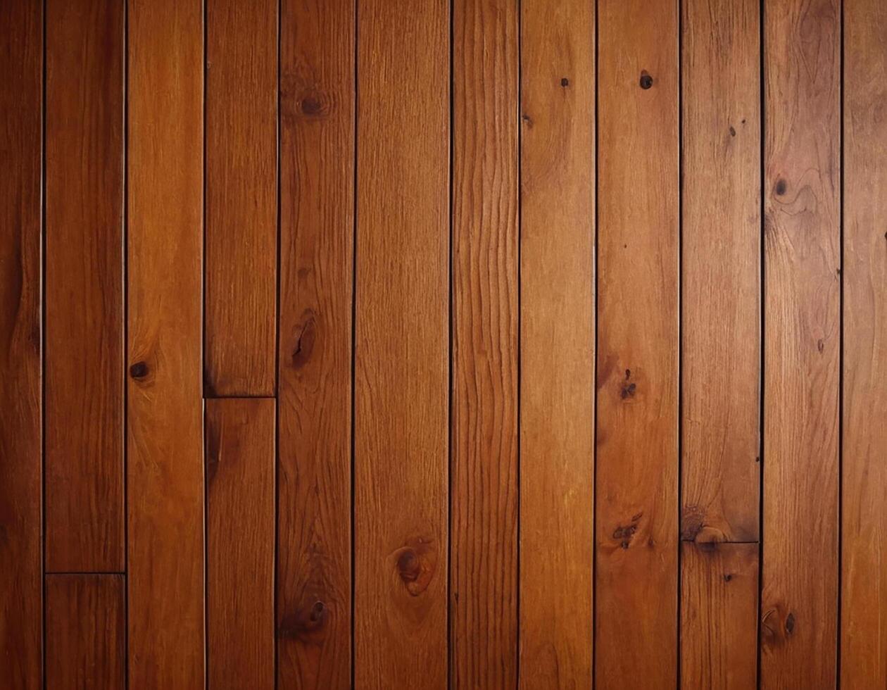 AI generated Full frame shot of wooden floor. Wood paneling. generative ai. photo