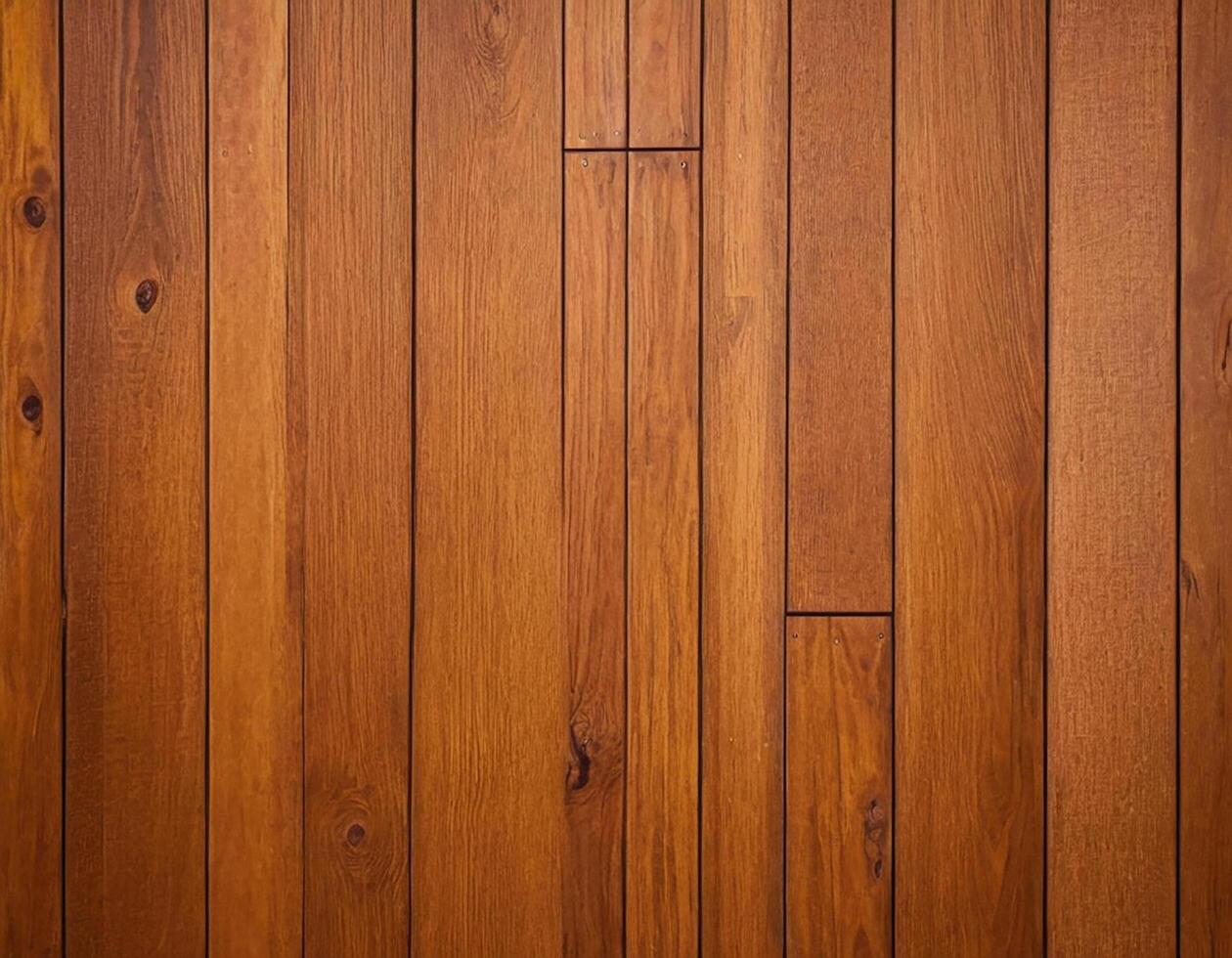 AI generated Full frame shot of wooden floor. Wood paneling. generative ai. photo