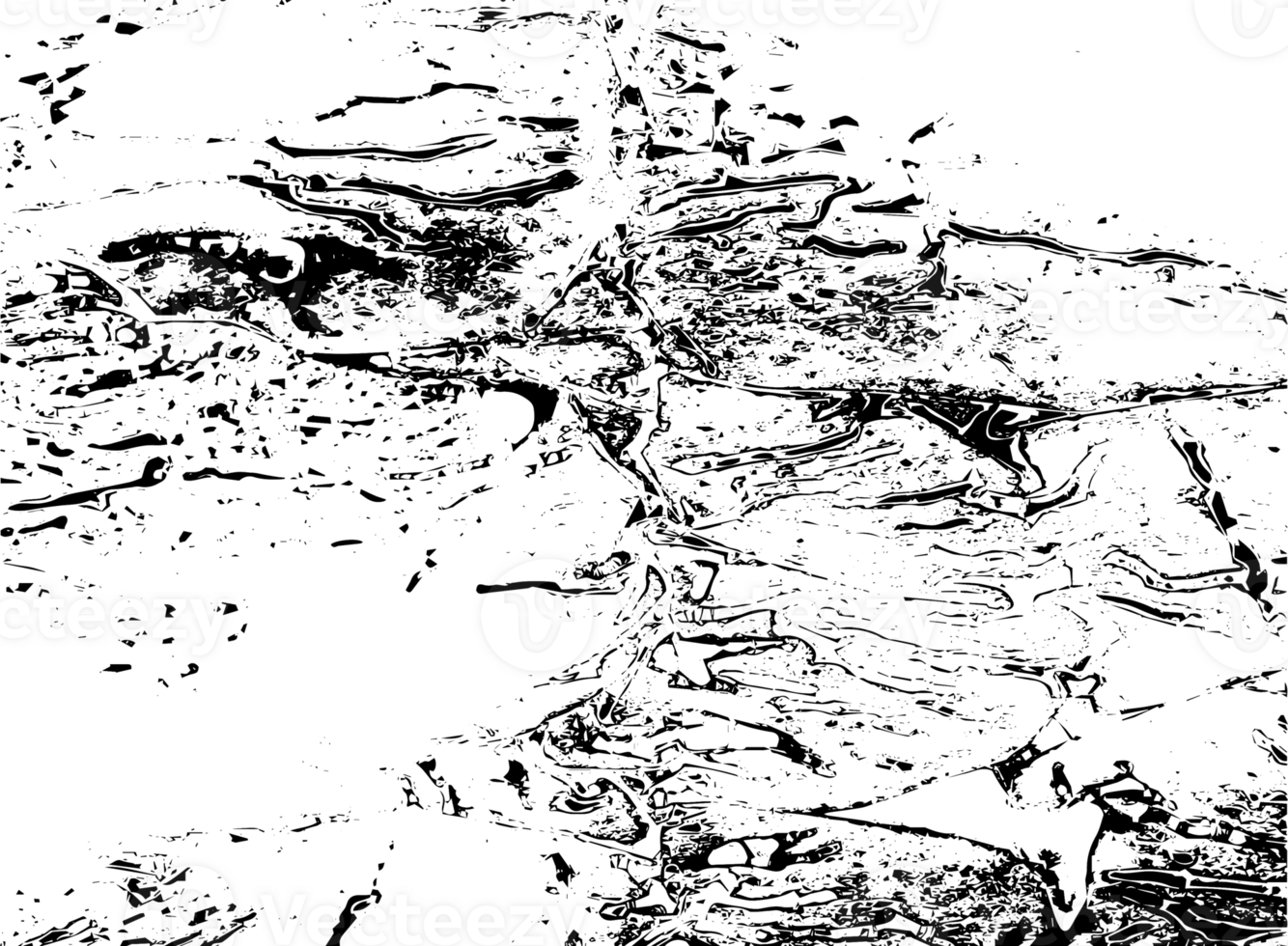 Rustic grunge texture with grain and stains. Abstract noise background. PNG graphic illustration with transparent background.
