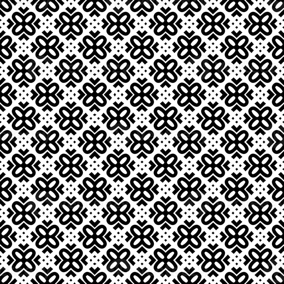 Black seamless abstract pattern. Overlay for background and backdrop. Ornamental design. PNG graphic illustration with transparent background.