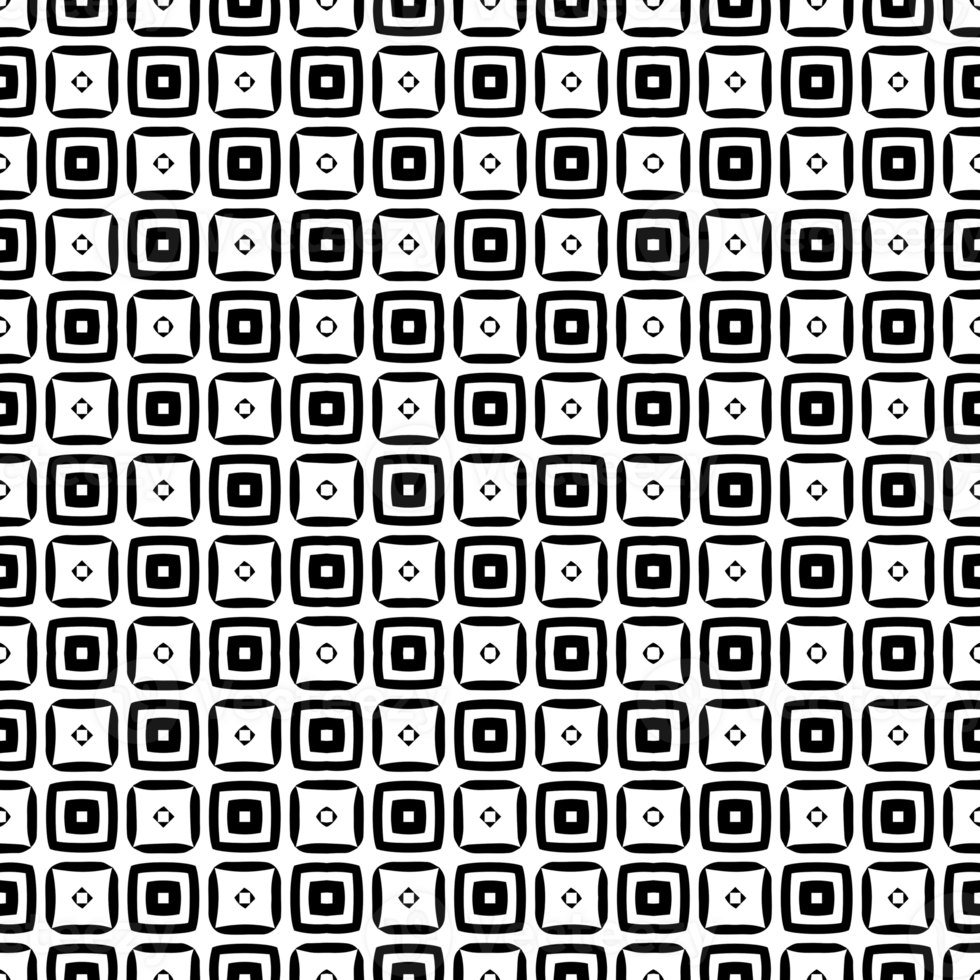 Black seamless abstract pattern. Overlay for background and backdrop. Ornamental design. PNG graphic illustration with transparent background.