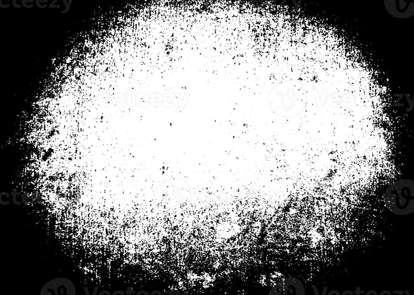 Grunge border texture background. Abstract frame overlay. PNG graphic illustration with transparent background.