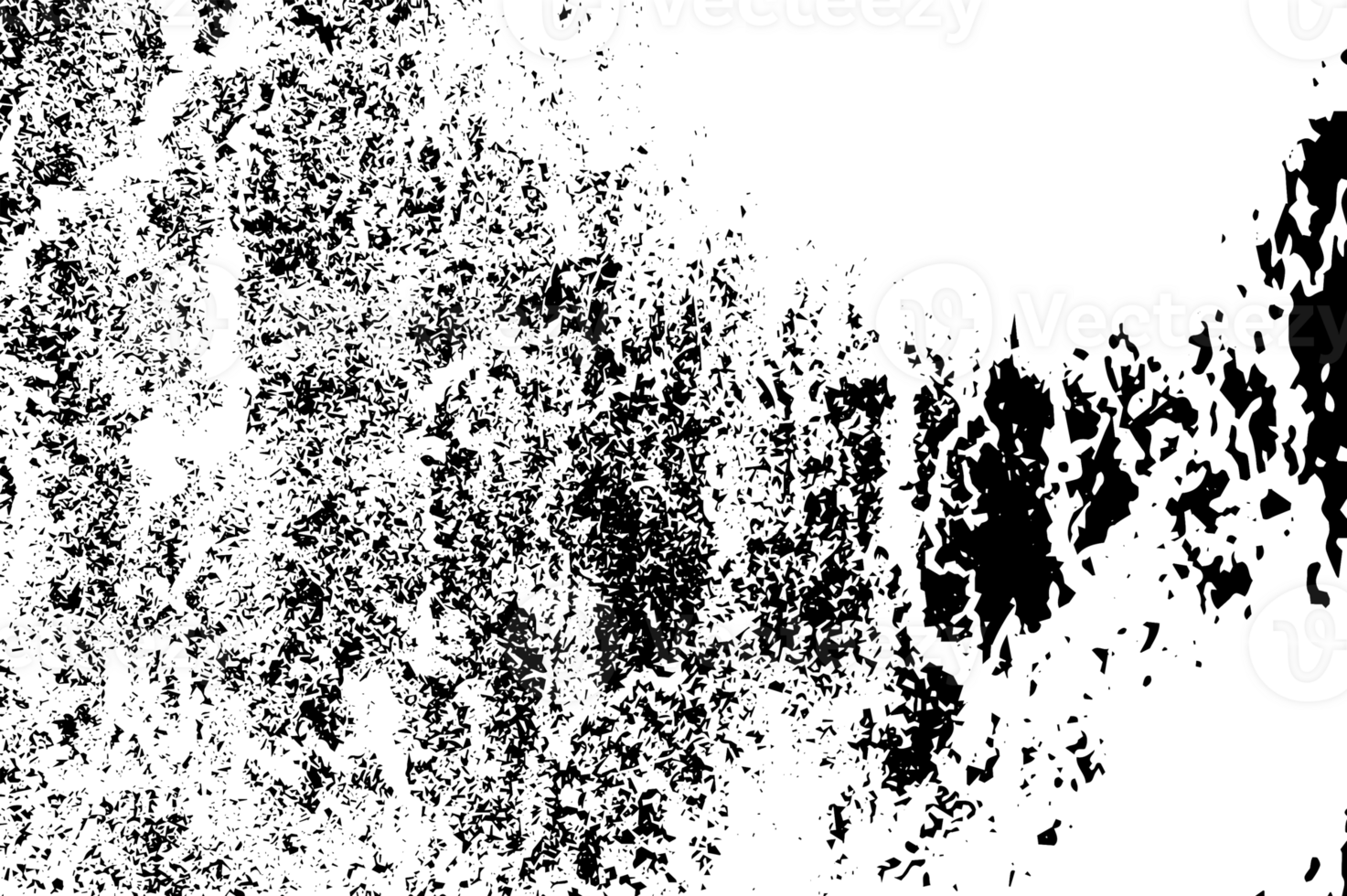 Rustic grunge texture with grain and stains. Abstract noise background. PNG graphic illustration with transparent background.