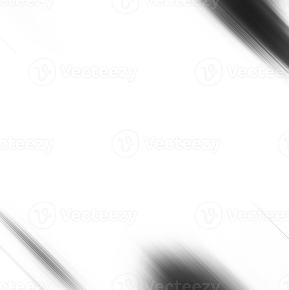 Black and white striped abstract background overlay. Motion effect. PNG graphic illustration with transparent background.