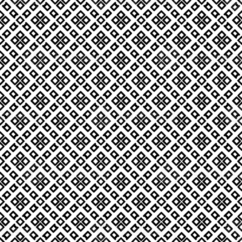 Black seamless abstract pattern. Overlay for background and backdrop. Ornamental design. PNG graphic illustration with transparent background.