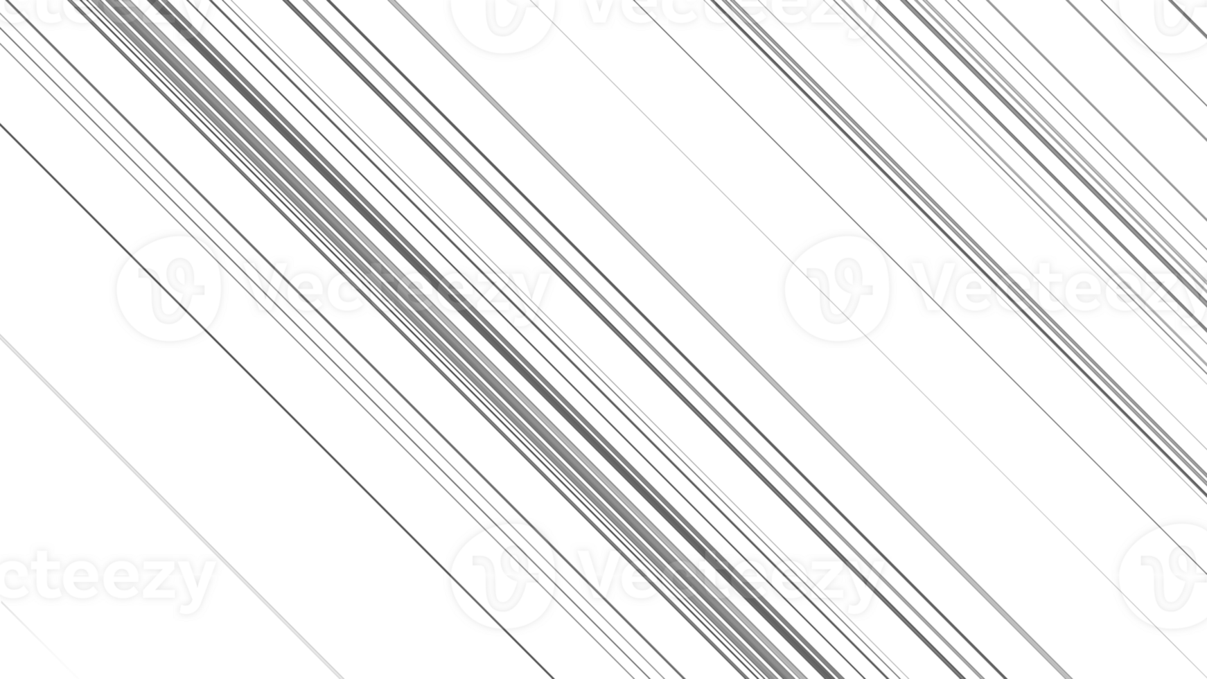 Black and white striped abstract background overlay. Motion effect. PNG