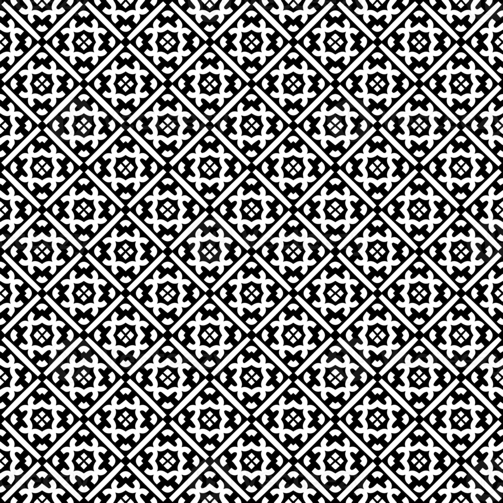 Black seamless abstract pattern. Overlay for background and backdrop. Ornamental design. PNG graphic illustration with transparent background.