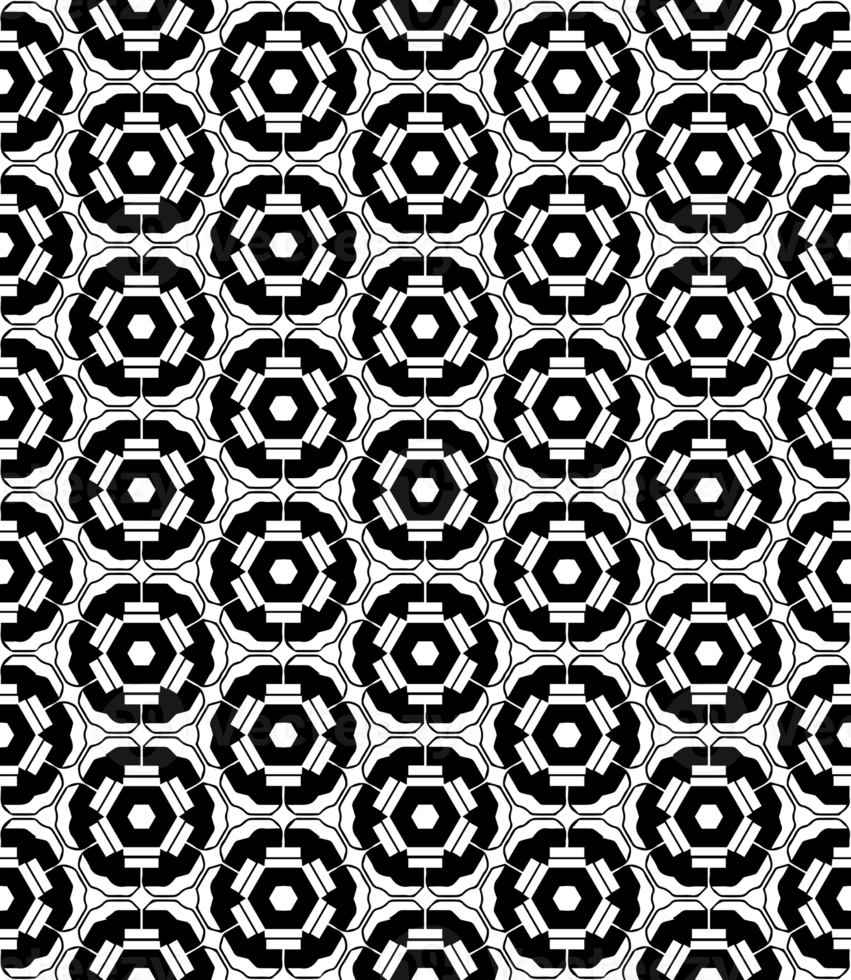 Black seamless abstract pattern. Overlay for background and backdrop. Ornamental design. PNG graphic illustration with transparent background.