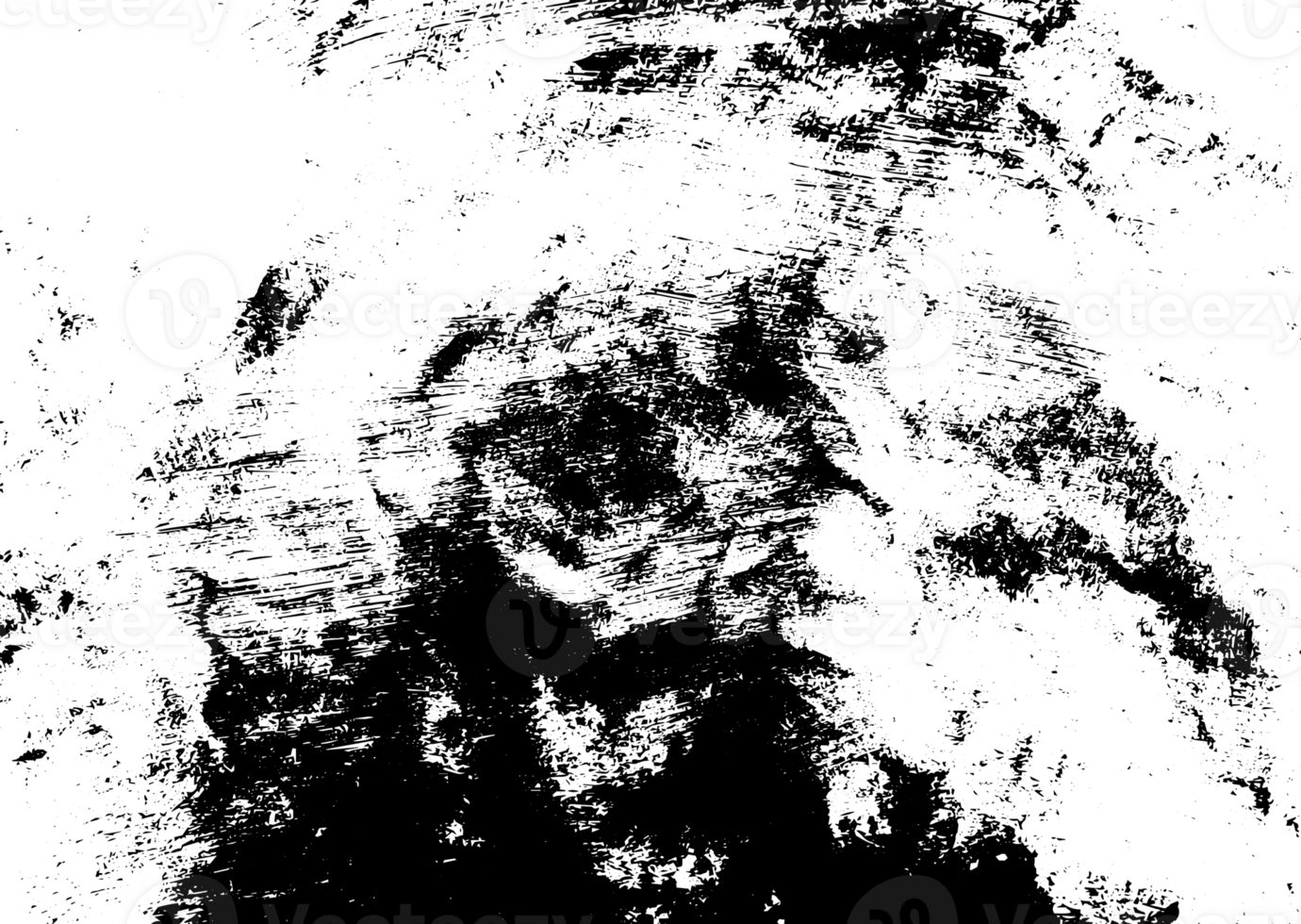 Rustic grunge texture with grain and stains. Abstract noise background. PNG graphic illustration with transparent background.