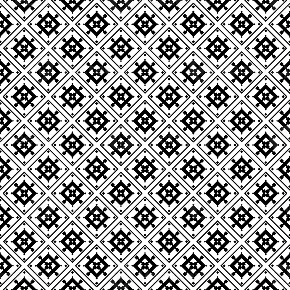 Black seamless abstract pattern. Overlay for background and backdrop. Ornamental design. PNG graphic illustration with transparent background.