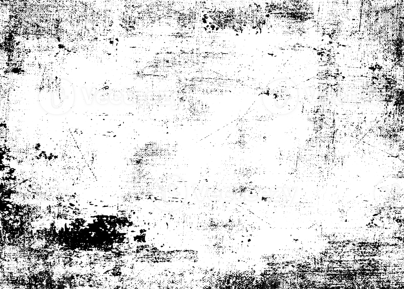 Rustic grunge texture with grain and stains. Abstract noise background. PNG graphic illustration with transparent background.