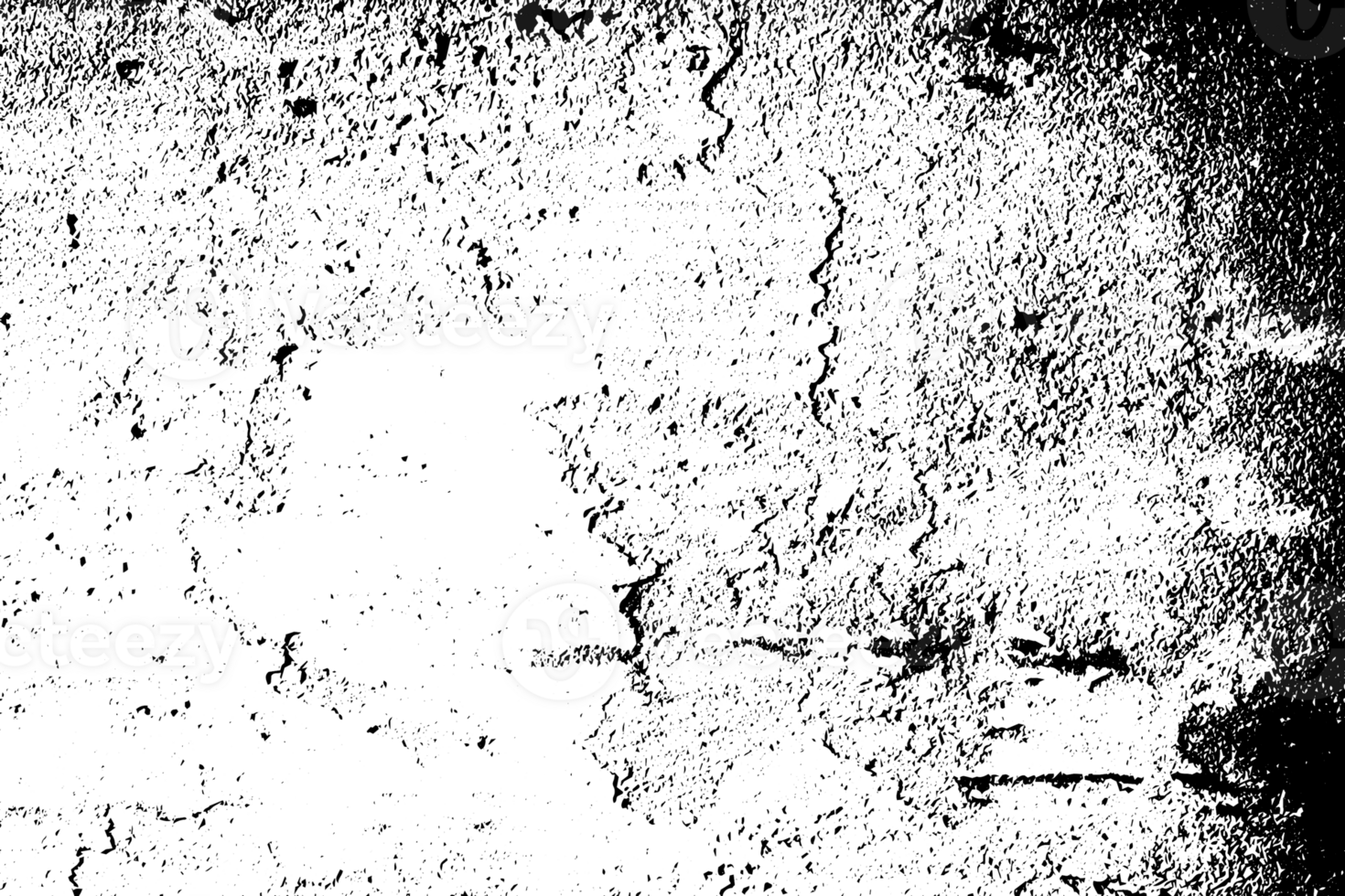 Rustic grunge texture with grain and stains. Abstract noise background. PNG graphic illustration with transparent background.
