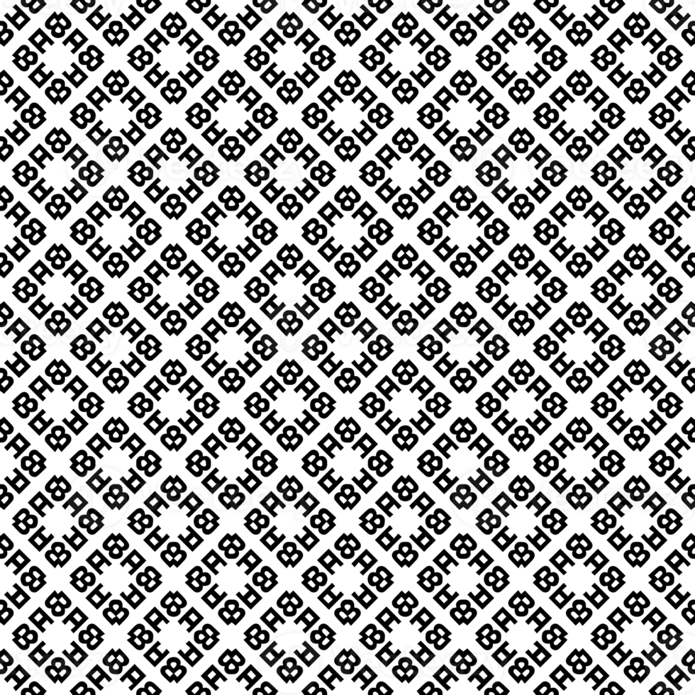 Black seamless abstract pattern. Overlay for background and backdrop. Ornamental design. PNG graphic illustration with transparent background.