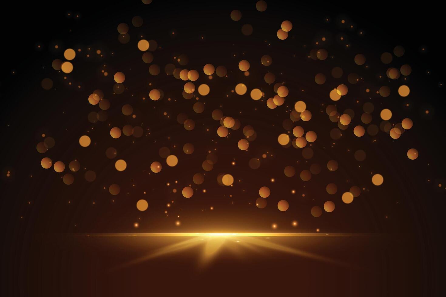 glittering bokeh sparkles lights background design vector