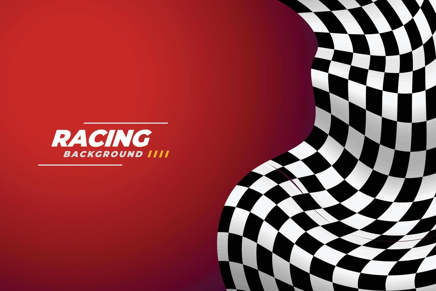 checkered racing flag realistic background vector