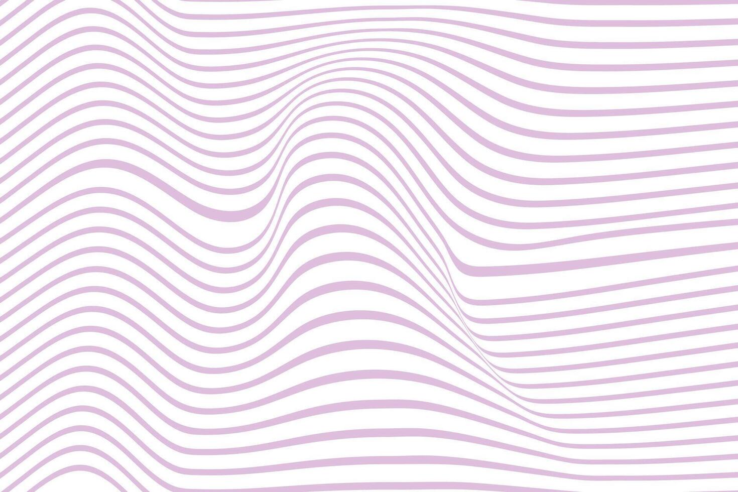 Distorted wave monochrome texture.purple and white wavy background. vector