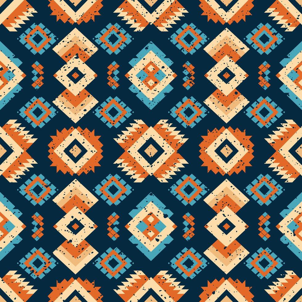 geométrico ikat modelo. diamante forma. gente ornamento. ikkat. étnico ikat modelo. resumen hermosa Arte. tribal étnico textura. vector