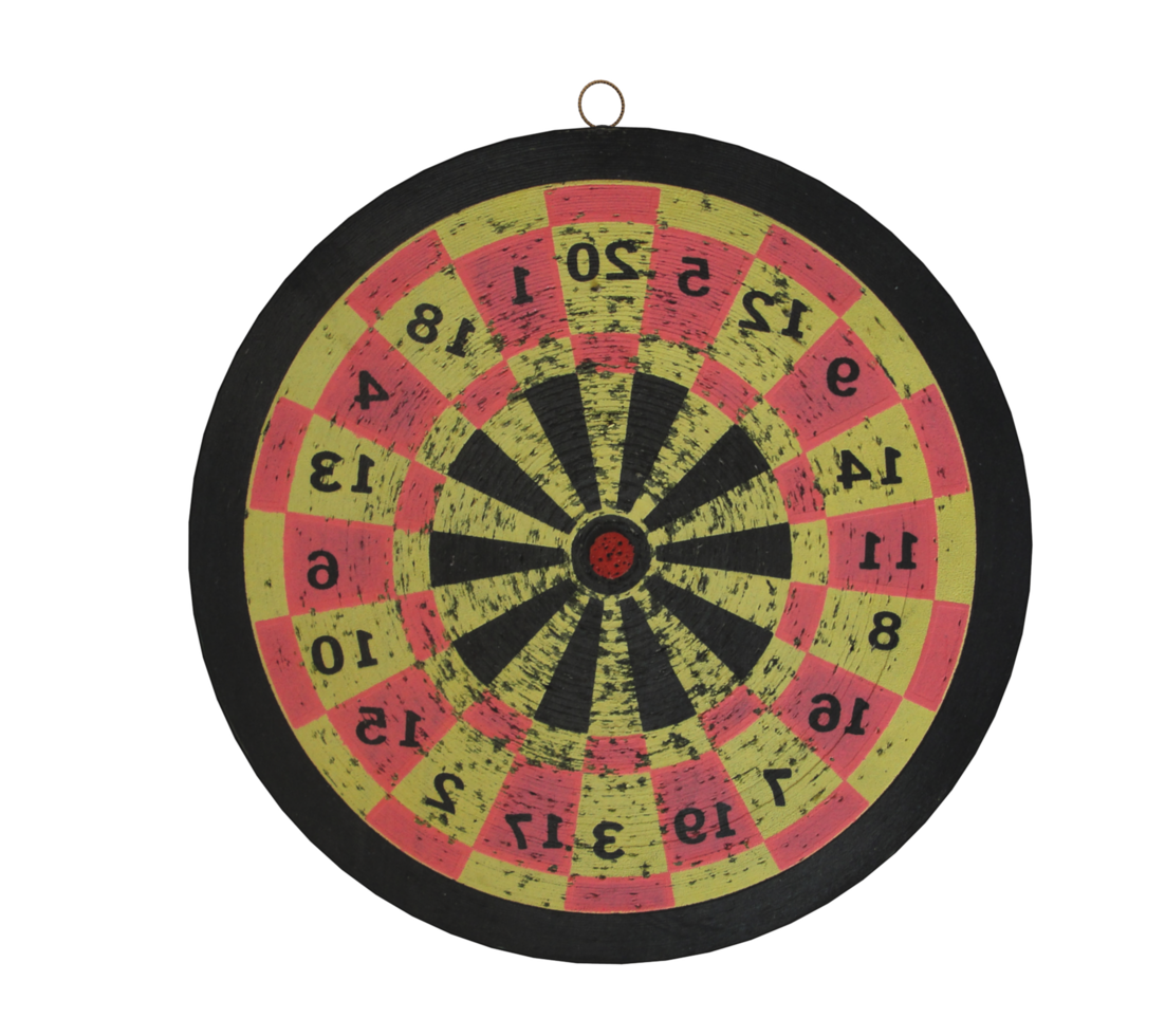 dart board with a target on it png