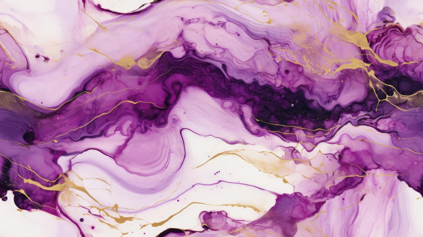 AI generated Alcohol ink art, a stylish blend of marble swirls and agate ripples, creating an abstract and trendy background for wallpapers, posters, cards, invitations, and websites. photo