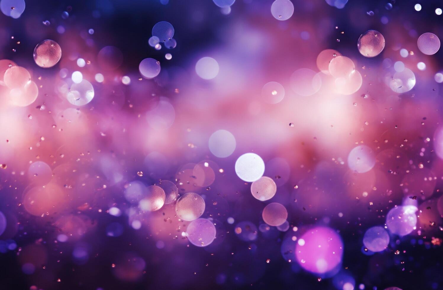 AI generated purple and pink light abstract bokeh background, photo