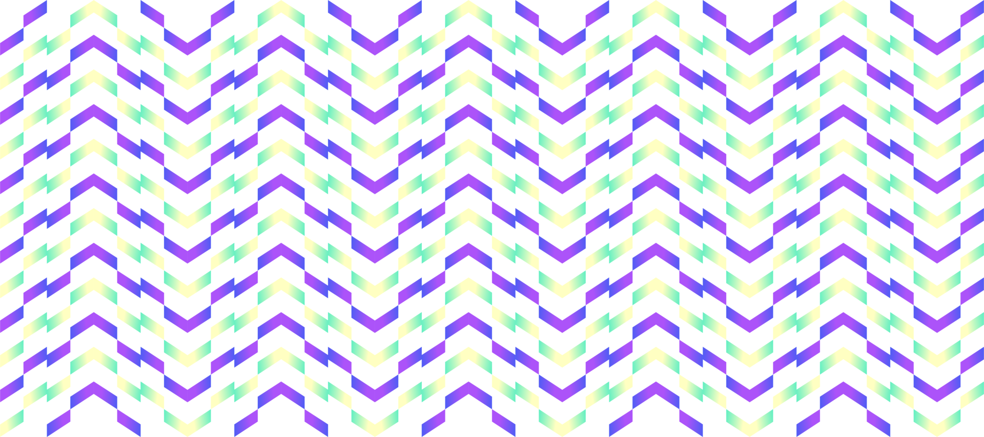 Abstract chevron arrow gradient stripe design transparent background png