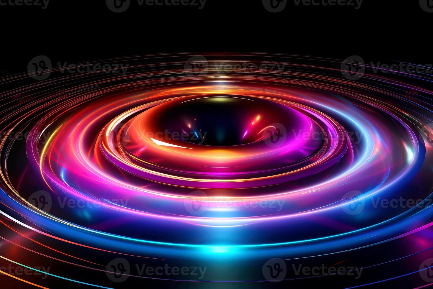 AI generated Abstract galaxy wallpaper,black hole,abstract neon light, Generative AI photo