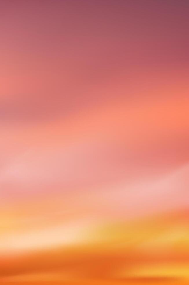 puesta de sol cielo fondo, amanecer naranja, amarillo, rosa cielo con nube en Mañana verano, vector soleado otoño, bandera primavera naturaleza paisaje cielo abajo campo.horizonte invierno luz del sol, tropical Dom abajo por mar